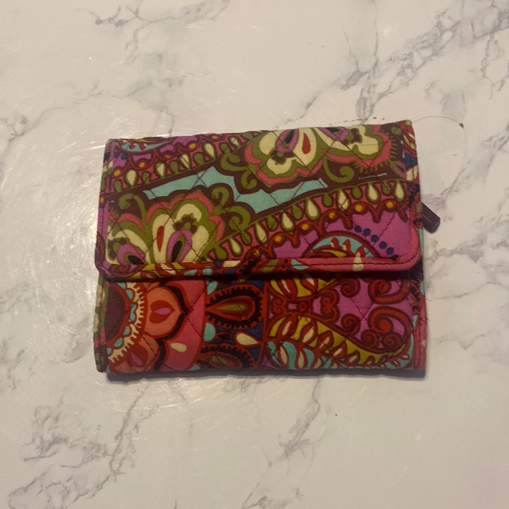 Vera Bradley Paisley Jamboree Wallet Like Brand New